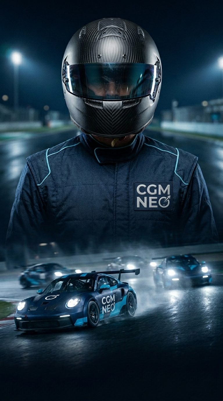 CGM NEO sponsored race car