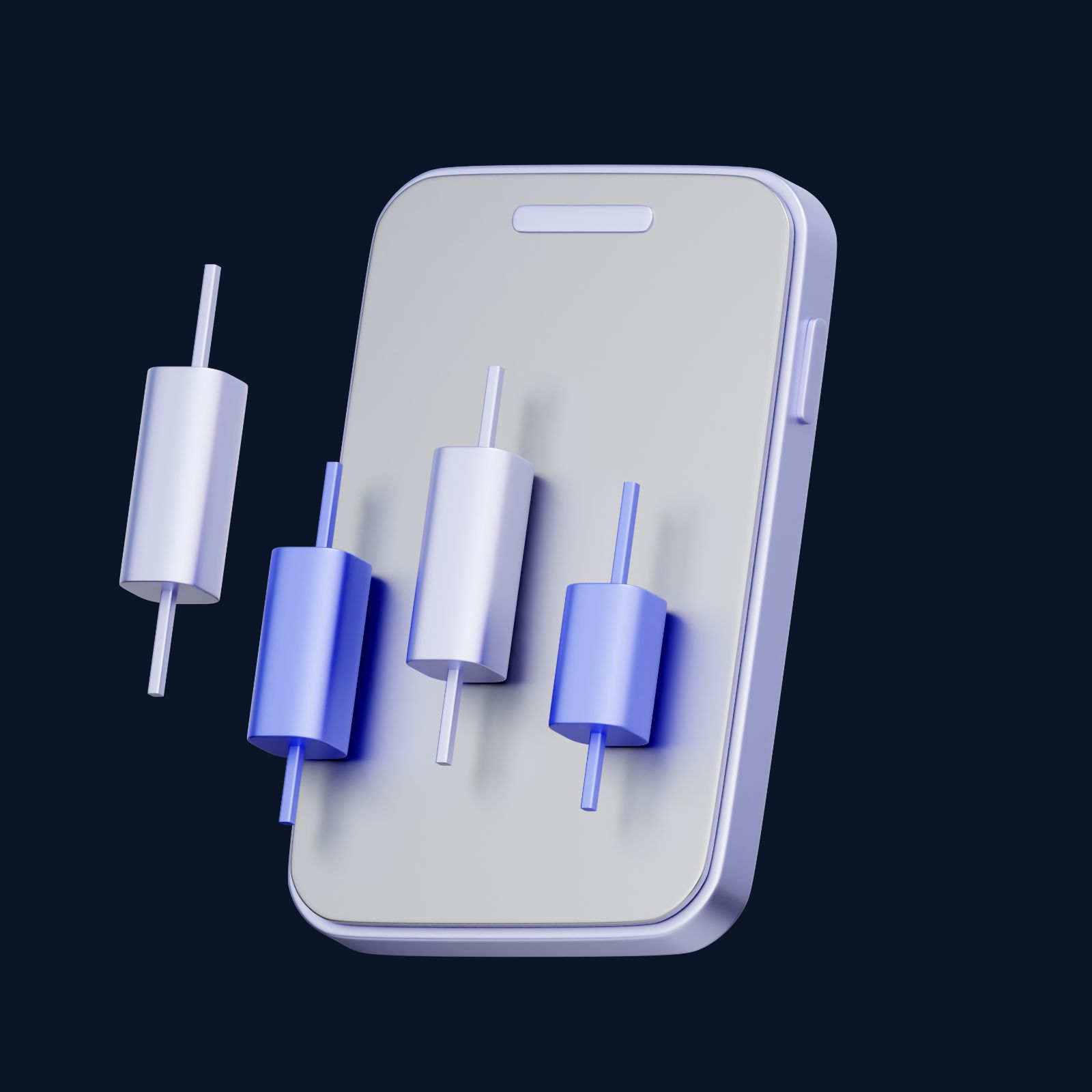 Trading commodities on a mobile phone