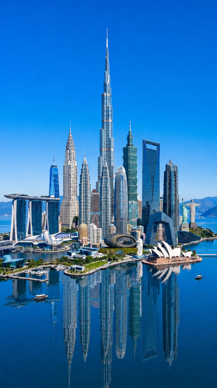 Global financial skyline